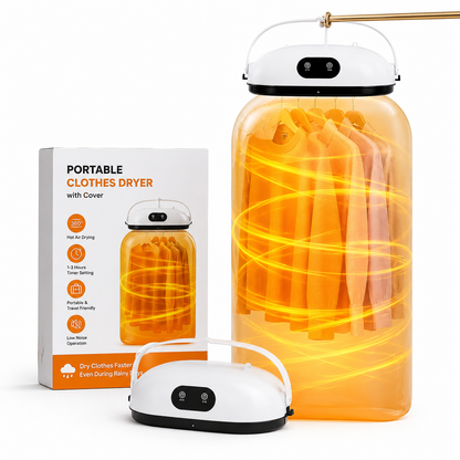 Portable Clothes Dryer With Cover – Fast Drying Solution For Rainy Days